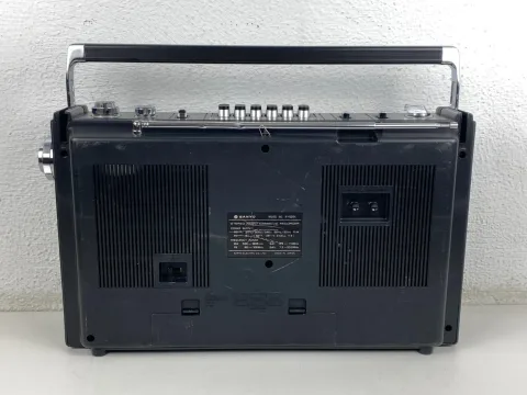 Sanyo M-4500 Boombox Stereo Cassette Recorder Ghetto Blaster