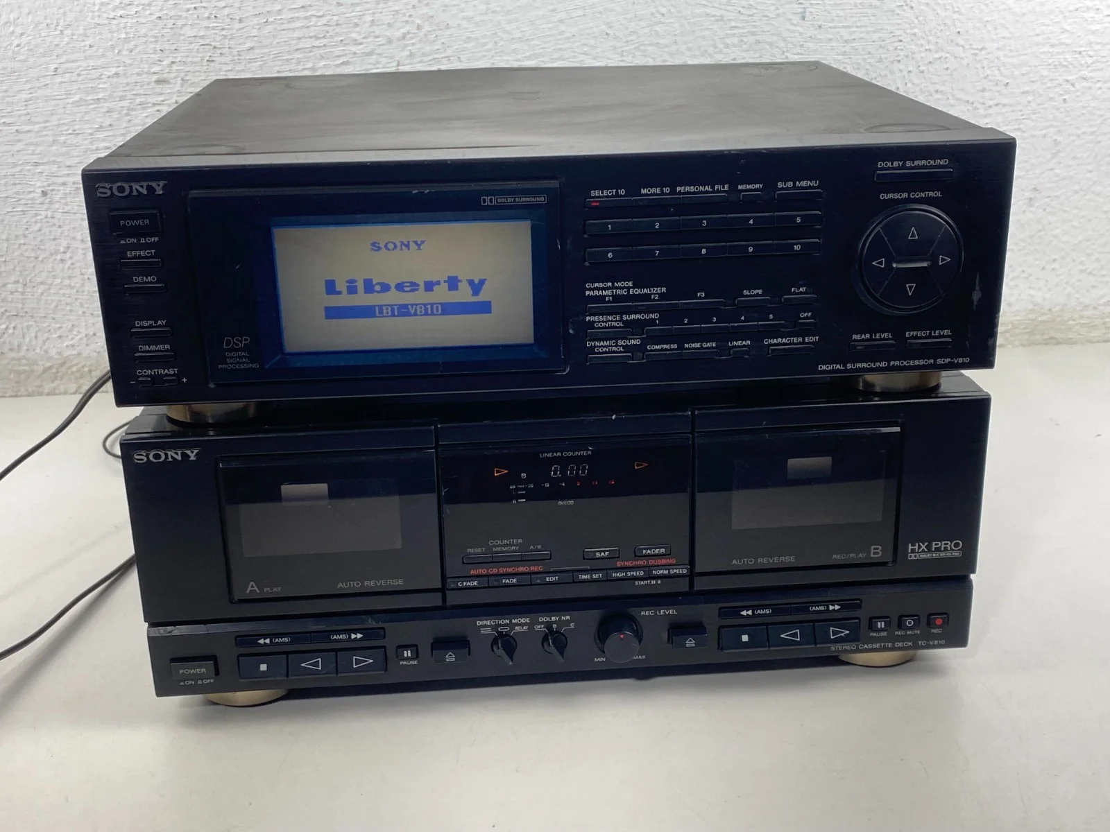 Sony Liberty LBT-V810 SDP-V810 TC-V810 Digital Surround Processor Cassette Deck