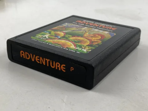 Atari 2600 مغامرة ملصق صورة خرطوشة لعبة