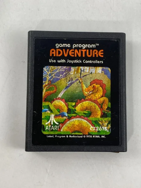 Atari 2600 مغامرة ملصق صورة خرطوشة لعبة