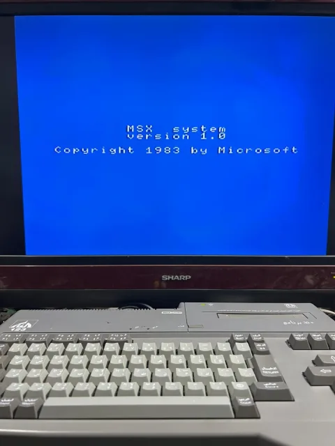 MSX Personal Computer AX230 Model 123 sakhr الفاتح صخر Arabic &amp English version