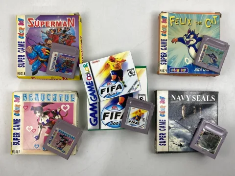 Nintendo Super Game Boy Color Felix the CAT Superman Cartridge China