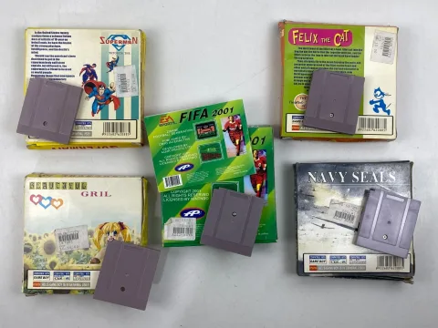Nintendo Super Game Boy Color Felix the CAT Superman Cartridge China