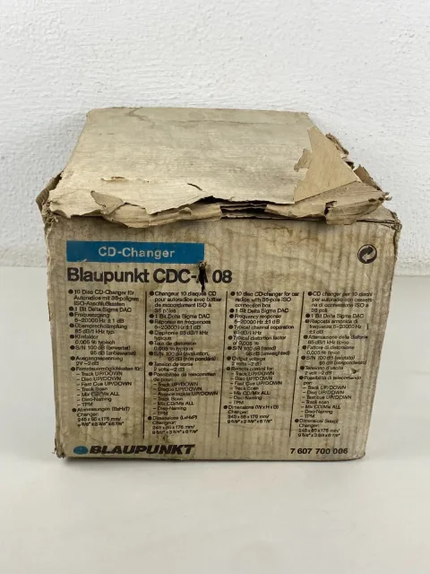 Blaupunkt CDC A08 Compact Disc Changer 10 Speed CD Box Made in Portugal
