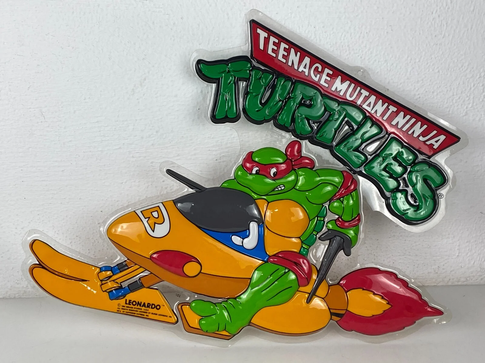 Tmnt Teenage Mutant Ninja Turtles Plastic Display Store Original