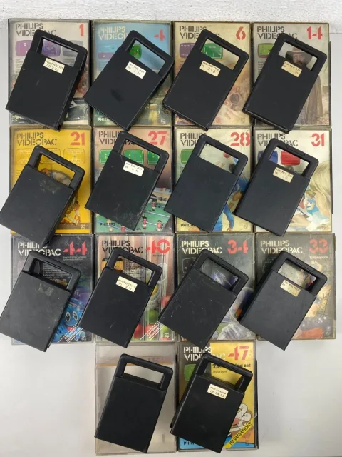 Philips Videopac G7400 VideoPac+ Odyssey 1 4 6 40 44 47 Cartridges Games