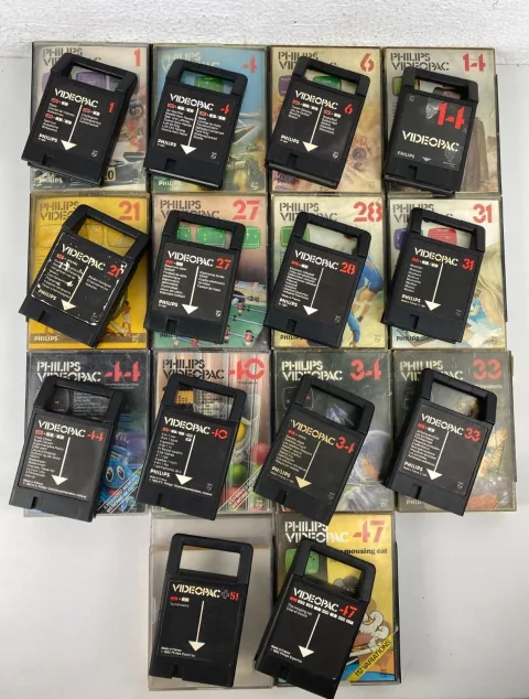 Philips Videopac G7400 VideoPac+ Odyssey 1 4 6 40 44 47 Cartridges Games