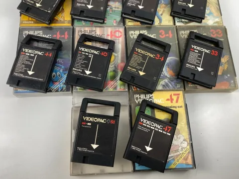 Philips Videopac G7400 VideoPac+ Odyssey 1 4 6 40 44 47 Cartridges Games
