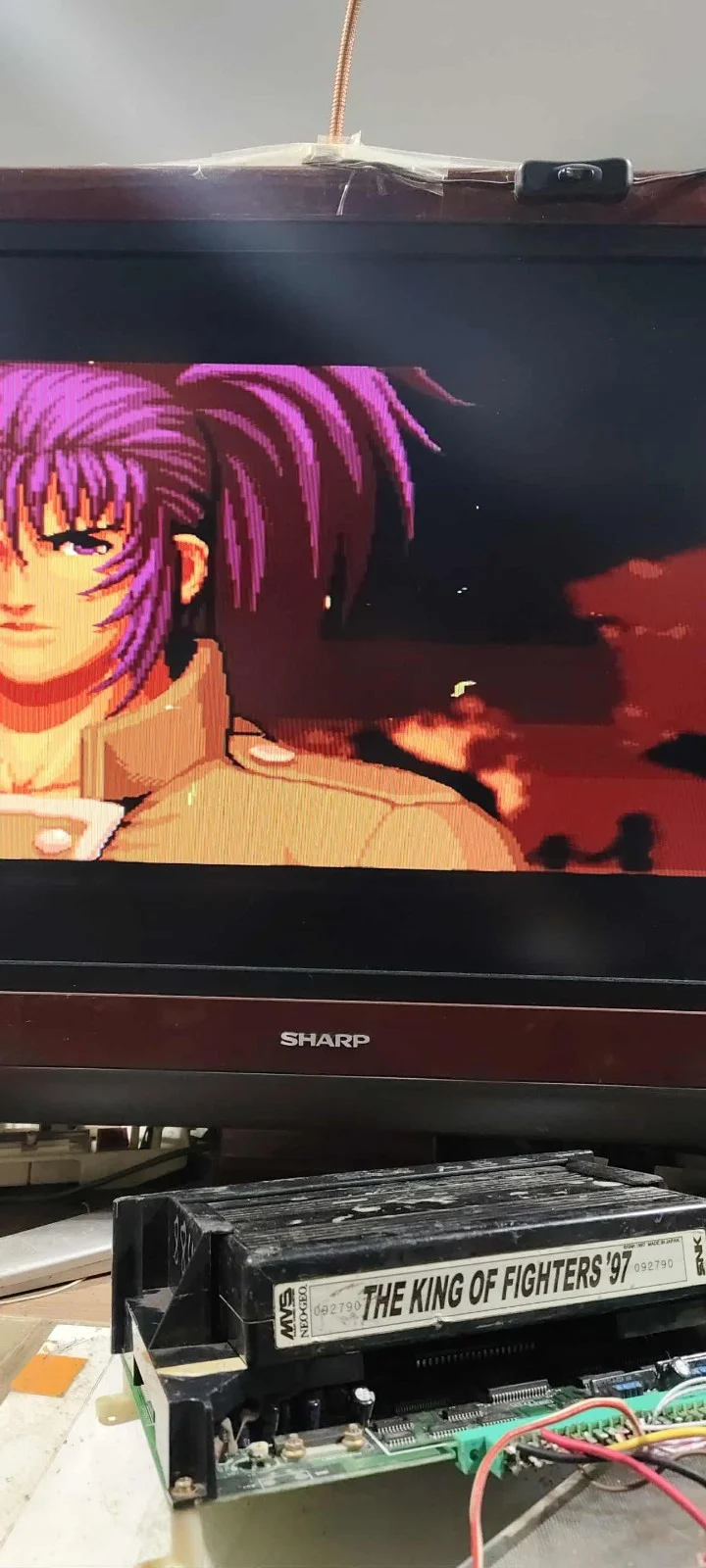 SNK Neo Geo لعبة كينغ أوف فايترز 97 MVS الأصلية 100%