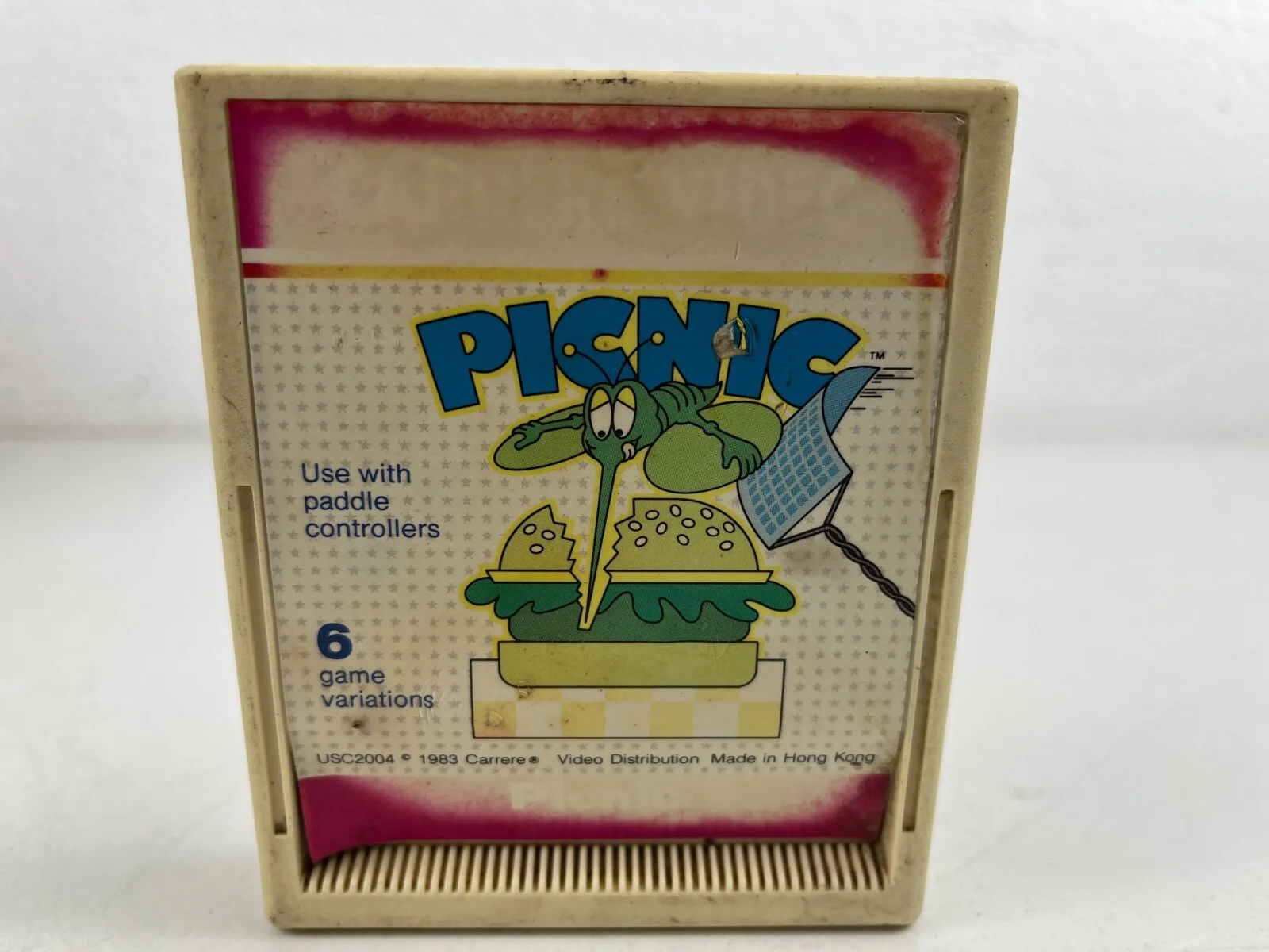 Tigervision Picnic Atari 2600 Game Cartridge