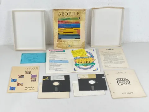 بركلي سوفتوركس GEOS GEOFILE كومودور 64/64C/128 كمبيوترات قرص مرن