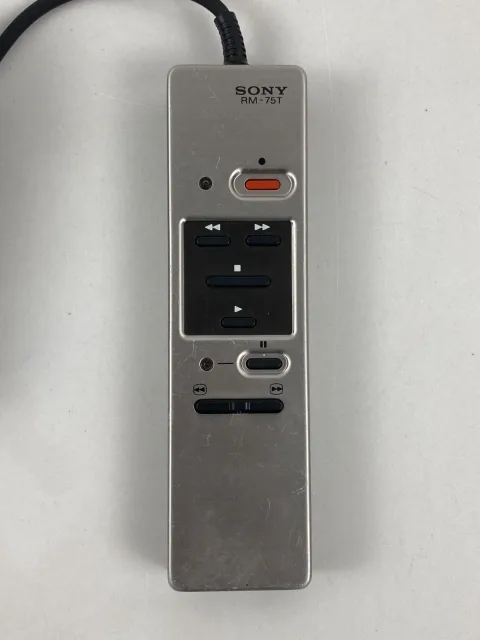 Sony RM-75T Remote Commander For Betamax VCR Video Cassette SL-C5
