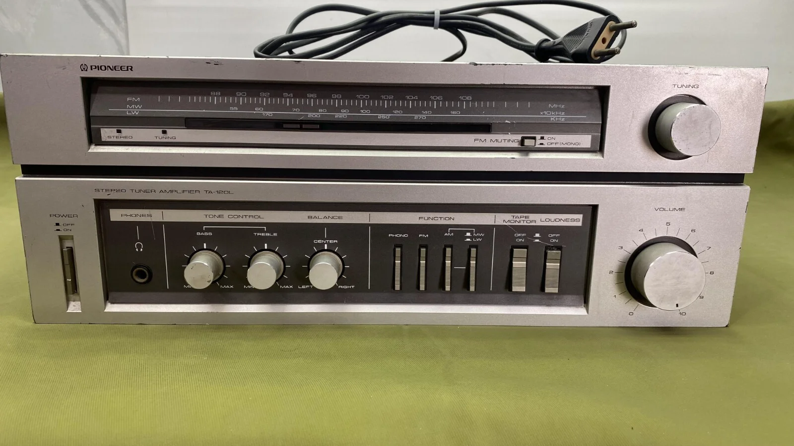 pioneer stereo tuner amplifier ta120