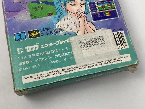 Sega Game Gear Phantasy Star Gaiden Game Cartridge Box Lot 4