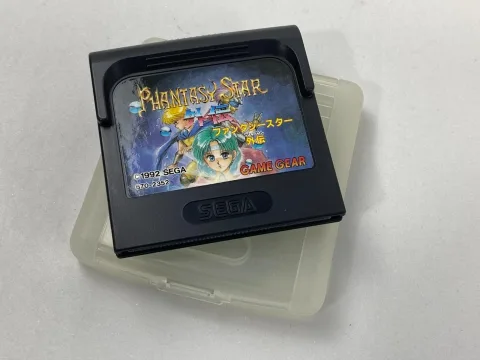 Sega Game Gear Phantasy Star Gaiden Game Cartridge Box Lot 4