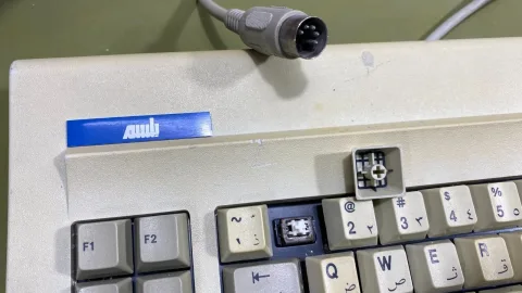 Chicony KB-5160AT Keyboard Arabic Key بلسم