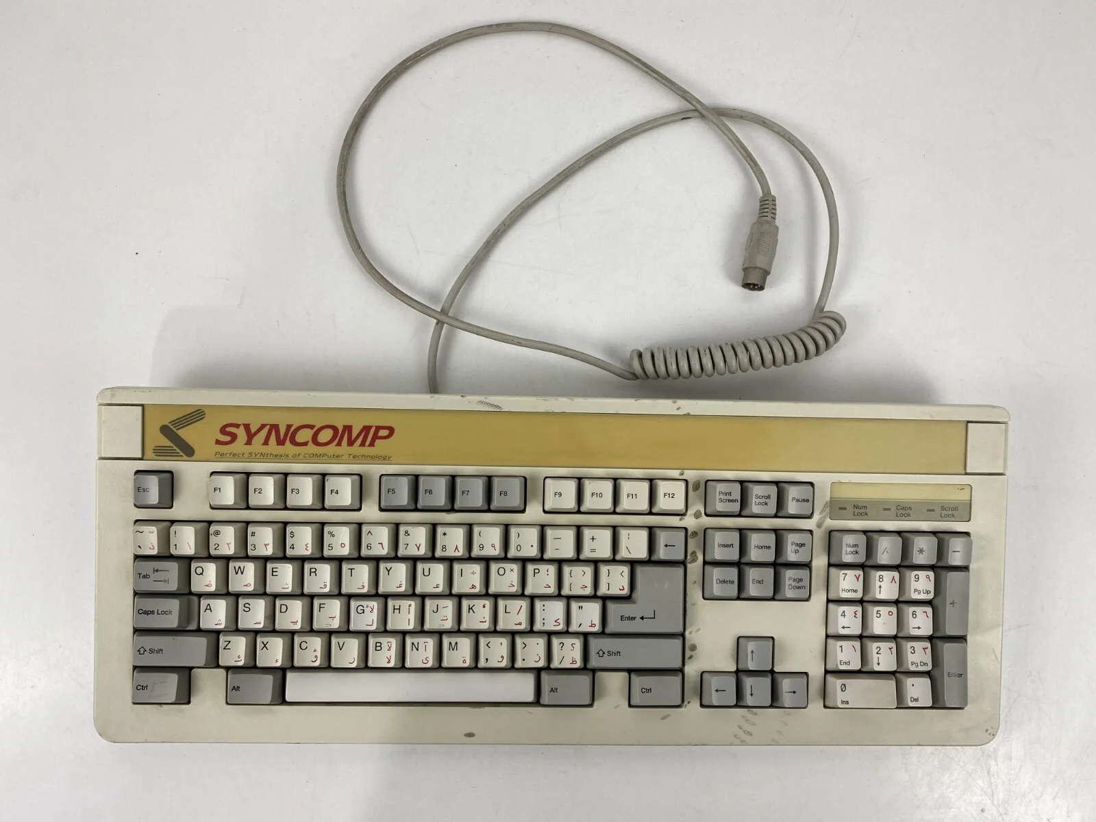 Syncomp keyboard KB-8861 Alps Skcm White