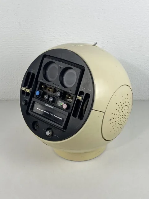 Weltron Model 2010 Space Age AM/FM 8 Track Player Recorder 1970s