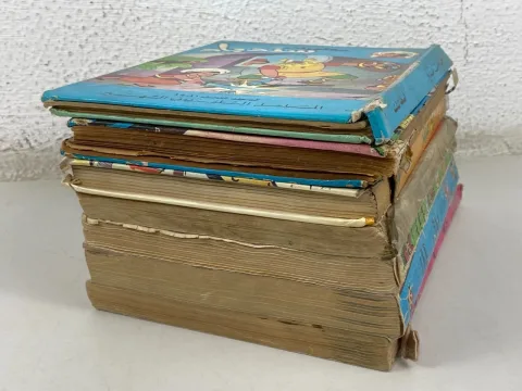 80s Lot 7 Original Mickey Mouse Arabic Comics Egyptian Magazine