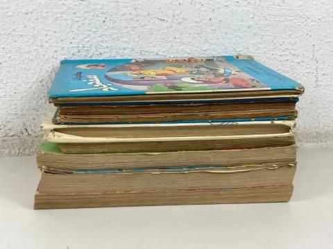 80s Lot 7 Original Mickey Mouse Arabic Comics Egyptian Magazine