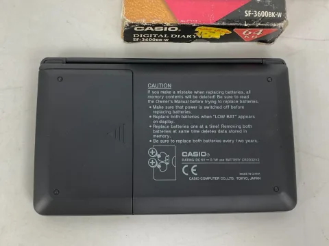 Casio SF-3300 / SF-3600 Digital Diary 64KB &amp 32KB Lot 3