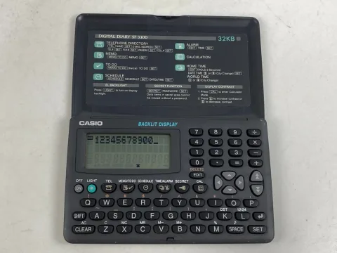 Casio SF-3300 / SF-3600 Digital Diary 64KB &amp 32KB Lot 3
