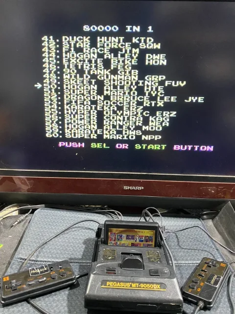 Pegasus MT-9050DX Family Video Game Console Famiclone Super