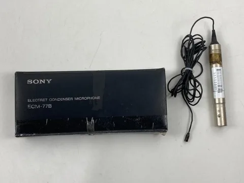 Sony ECM-77B Electret Condenser Lavalier Microphone