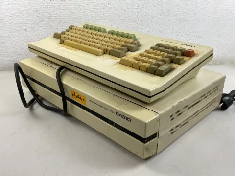 Casio FP-1000 Personal Computer with Casio FP-1001 Monitor CRT