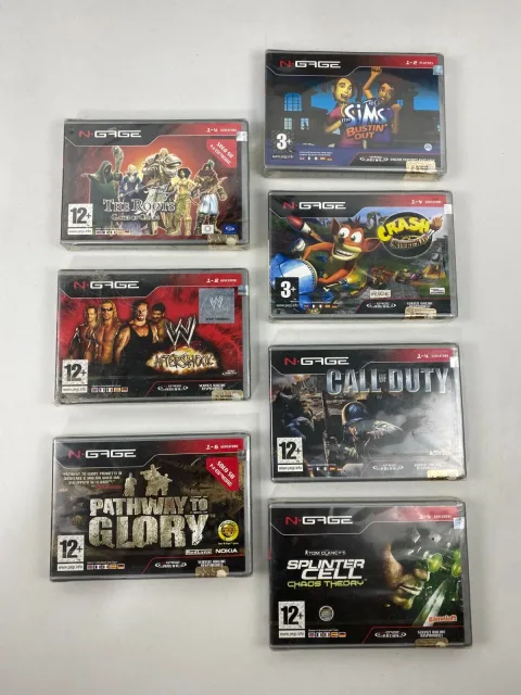 Roots Gates of Chaos Crash WWE Pathway Call of Duty Nokia N-gage Game