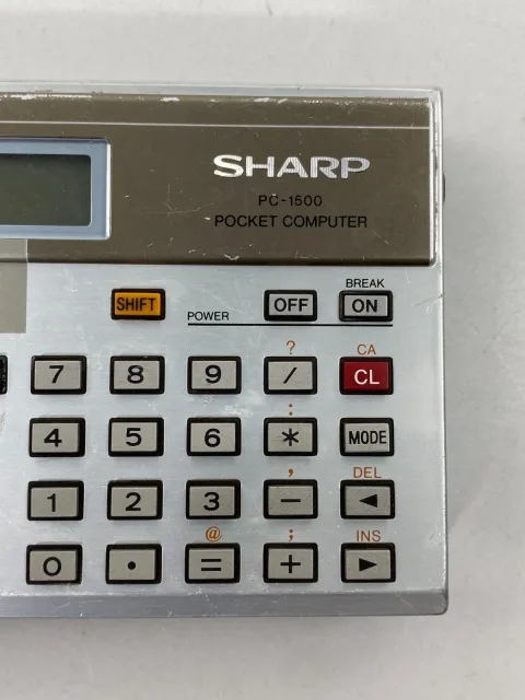 Sharp PC-1500 Pocket Computer /Calculator Sharp CE-155 Memory Module 8K RAM