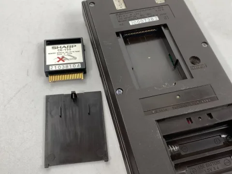 Sharp PC-1500 Pocket Computer /Calculator Sharp CE-155 Memory Module 8K RAM