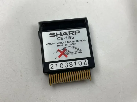 Sharp PC-1500 Pocket Computer /Calculator Sharp CE-155 Memory Module 8K RAM