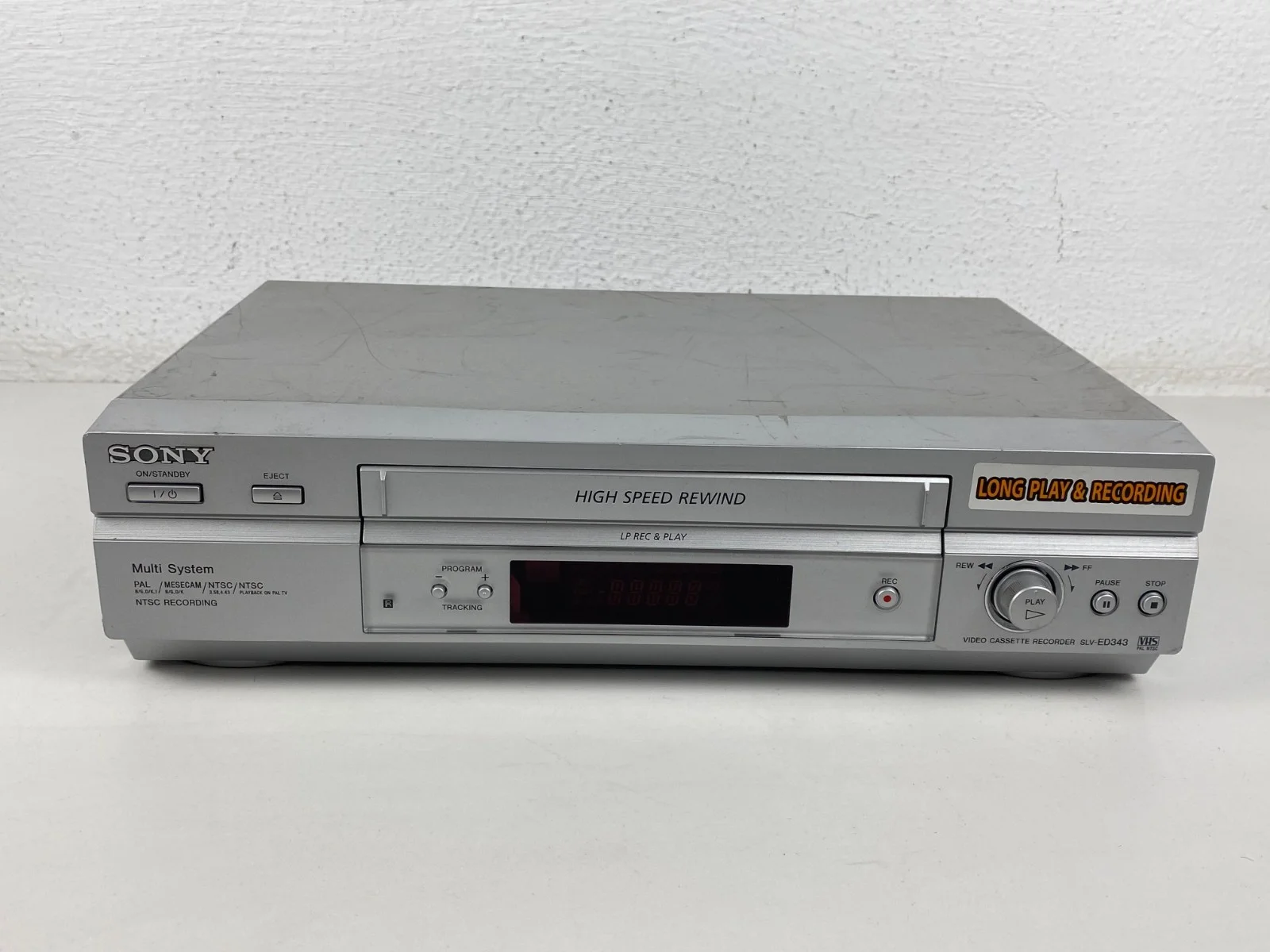 Sony SLV-ED343 VHS Video Cassette Player Recorder VCR Mesecam PAL