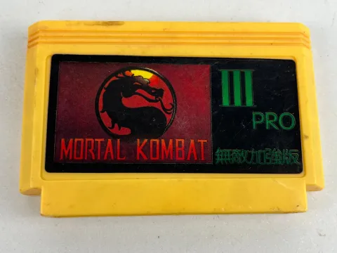 مortal Kombat III Pro Dendy Famicom Famiclone Nes لعبة تلفزيون خرطوشة