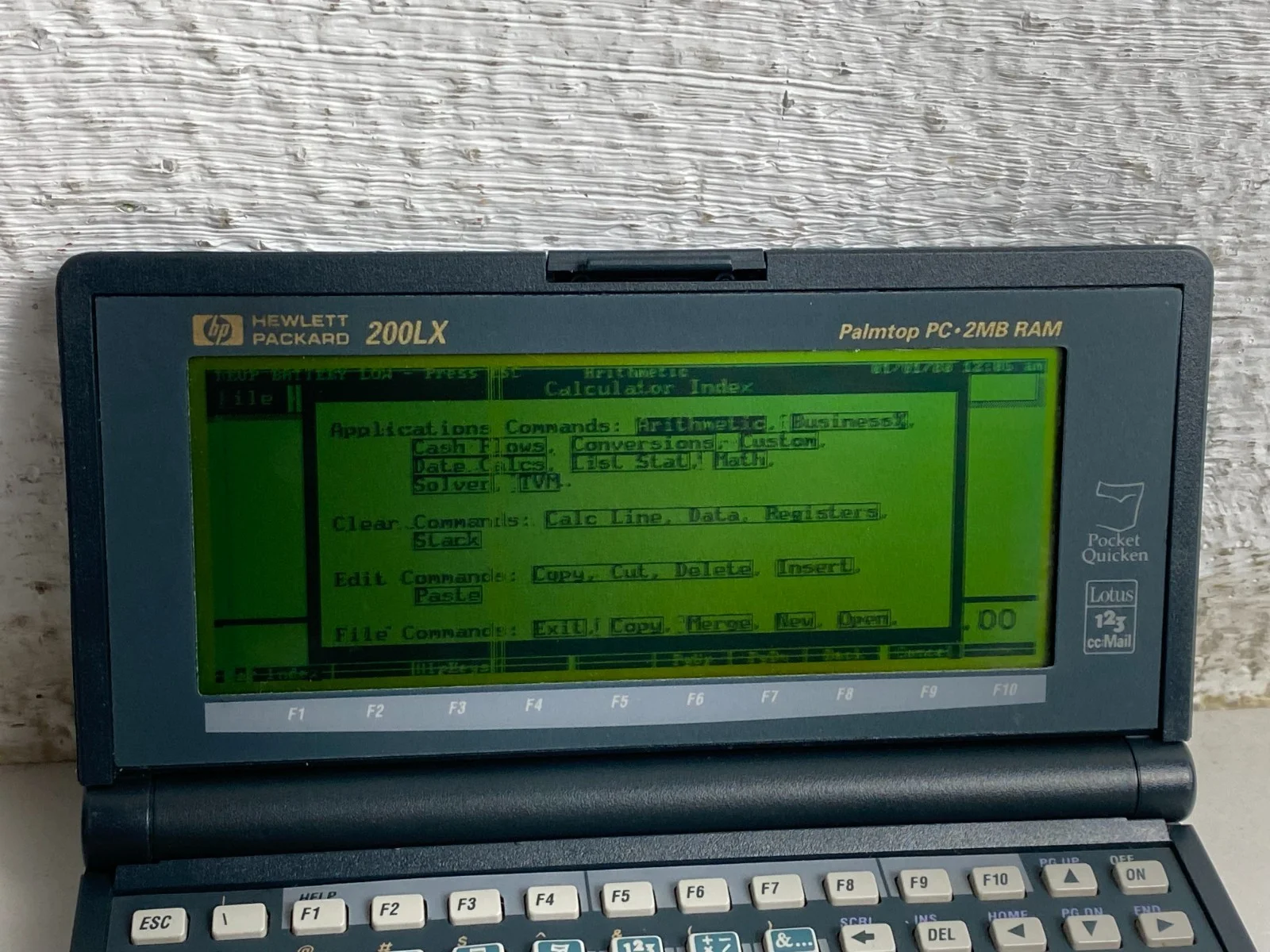HP 200LX Palmtop PC