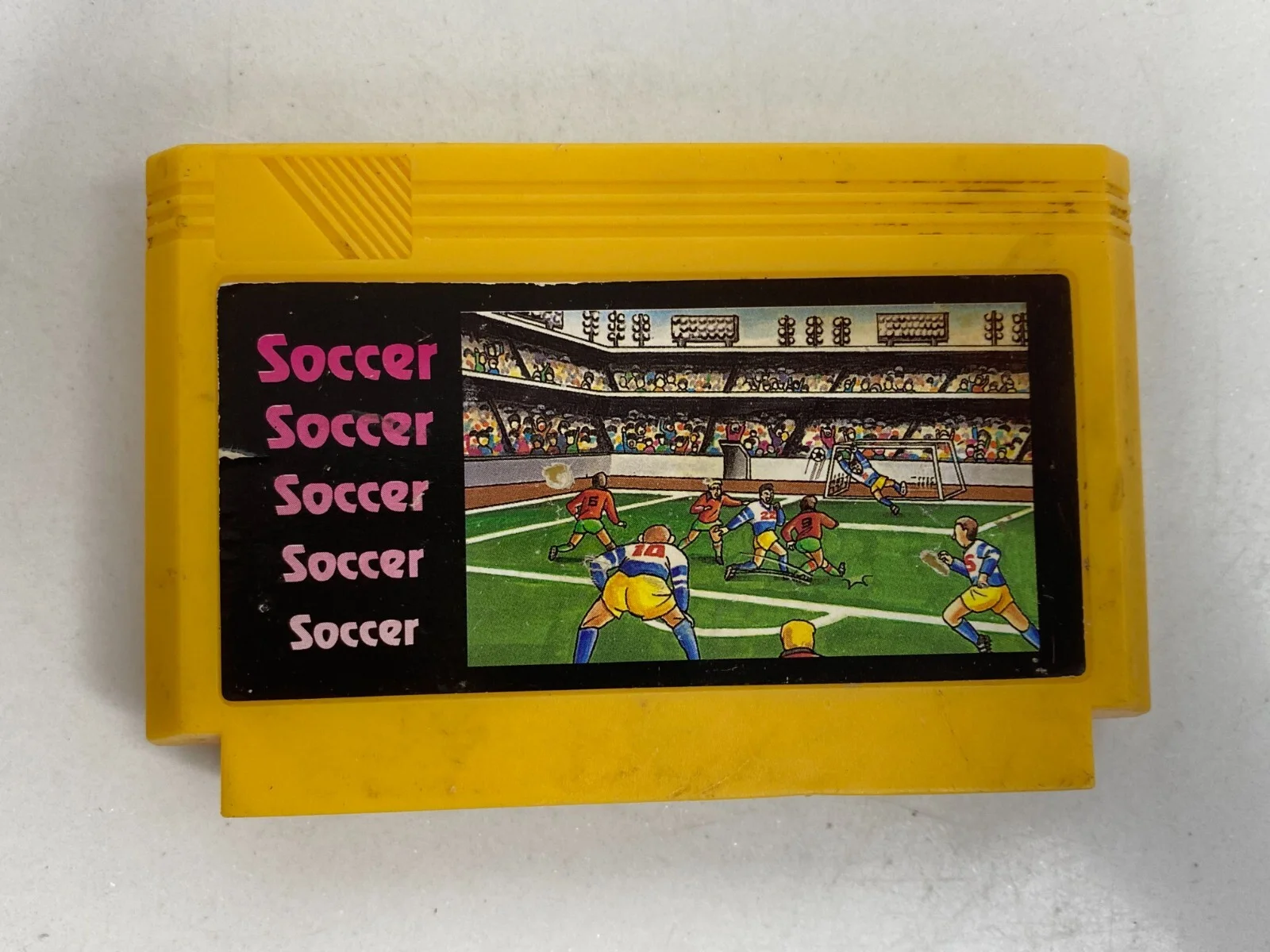 كارتريج لعبة كرة القدم Soccer Dendy Famicom Famiclone Nes Tv