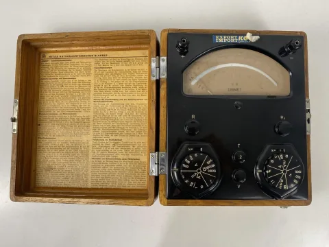 Analog Multimeter Czechoslovakia 1960's Antique