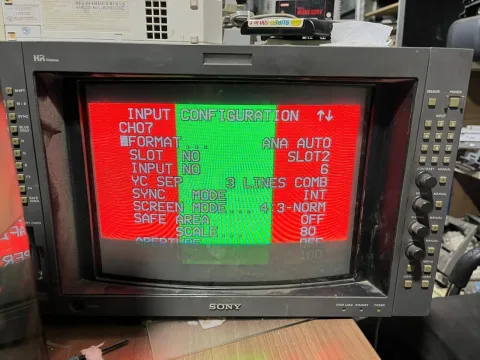 Sony BKM-21D SDI / Analog Input Board Trinitron Color Monitor Retro CRT Gaming