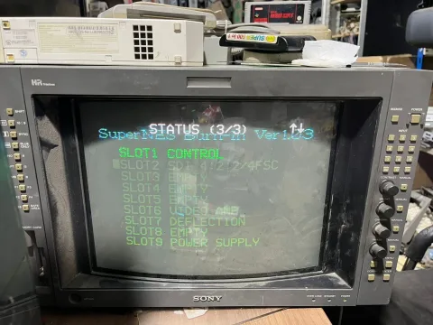 Sony BKM-21D SDI / Analog Input Board Trinitron Color Monitor Retro CRT Gaming