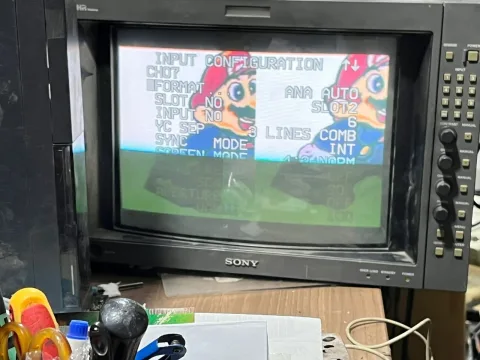 Sony BKM-21D SDI / Analog Input Board Trinitron Color Monitor Retro CRT Gaming