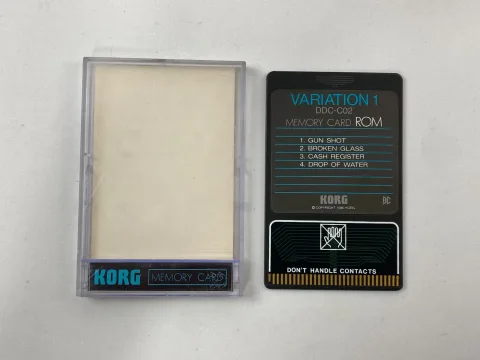 Korg DDC-C02 Variation 1 Card ROM for DDD-1 DDD-5 Drum Machine