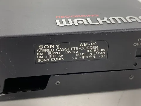 Sony WM R2 Recording Walkman Cassette Player Recorder