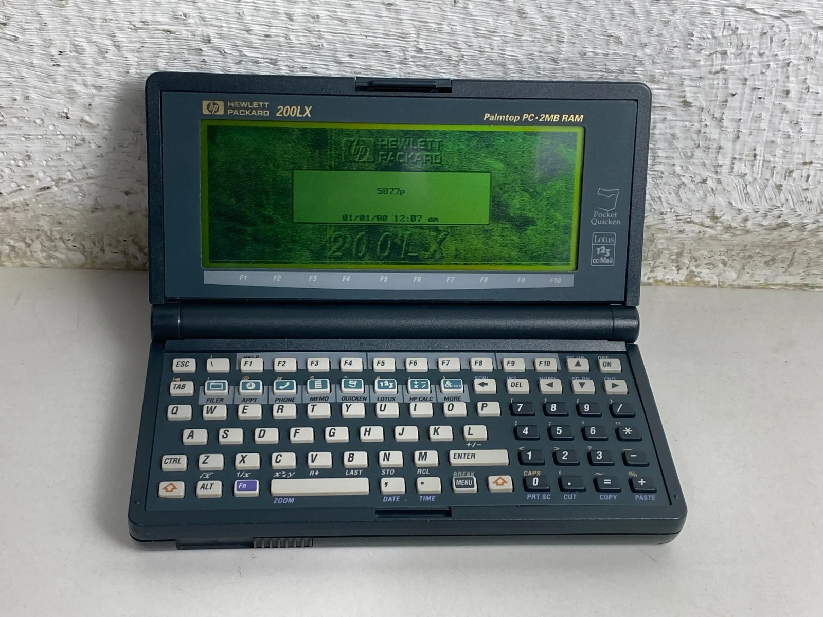 Hewlett-Packard HP 200LX Palmtop PC 2MB RAM