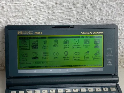 Hewlett-Packard HP 200LX Palmtop PC 2MB RAM