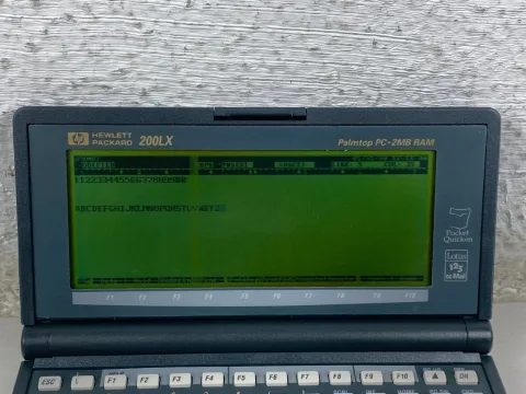 Hewlett-Packard HP 200LX Palmtop PC 2MB RAM