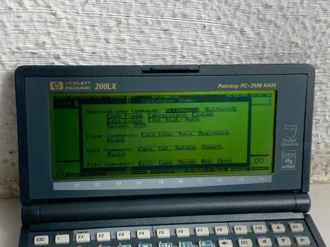 Hewlett-Packard HP 200LX Palmtop PC 2MB RAM