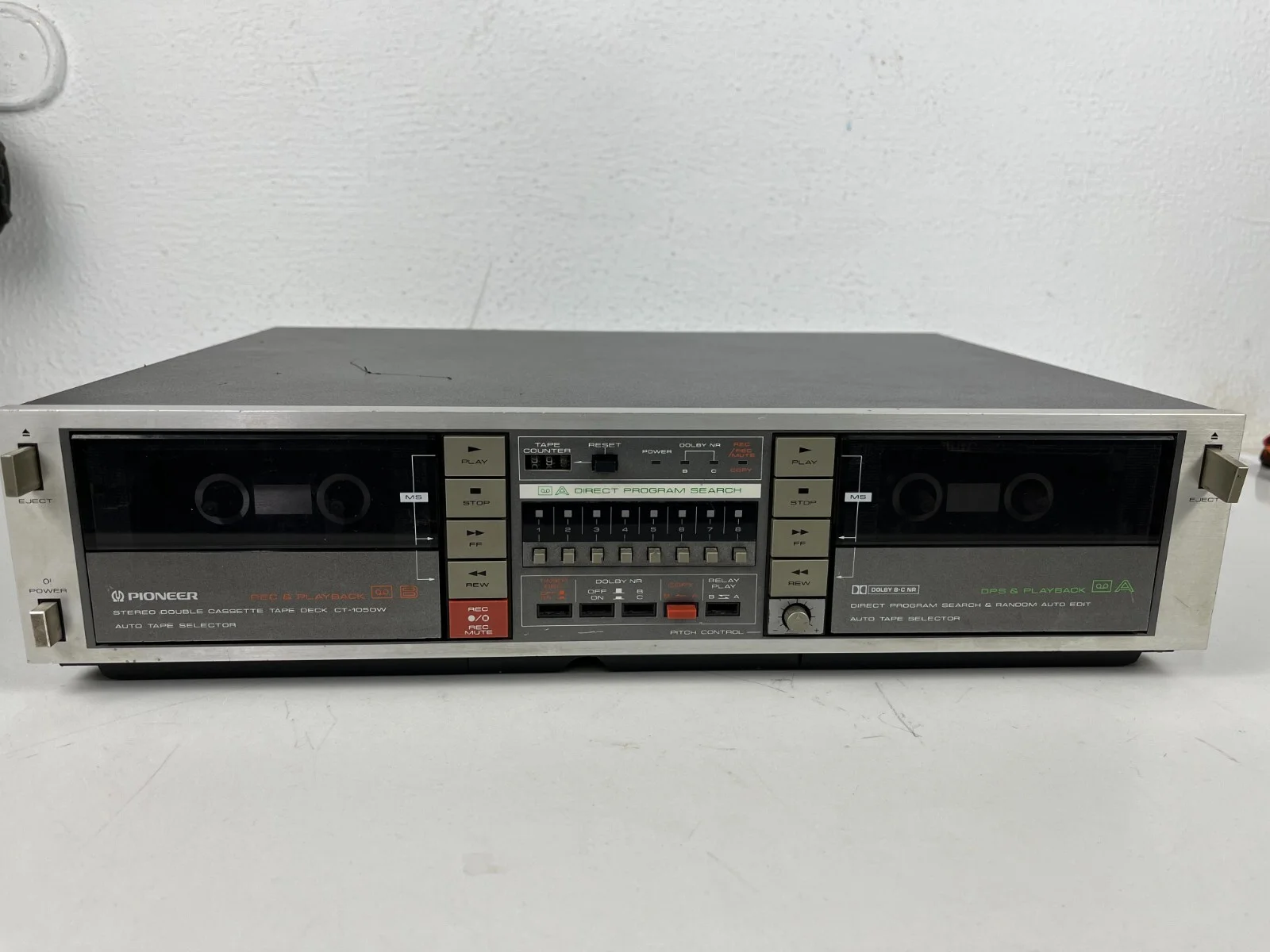 Pioneer CT-1050W Dual Cassette Deck