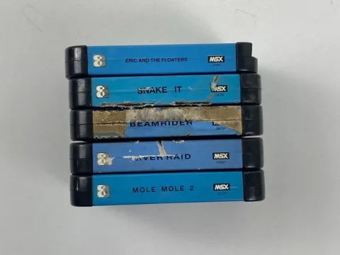خرطوشة لعبة MSX عربية عالم sakhr Mole Mole 2 Beamrider