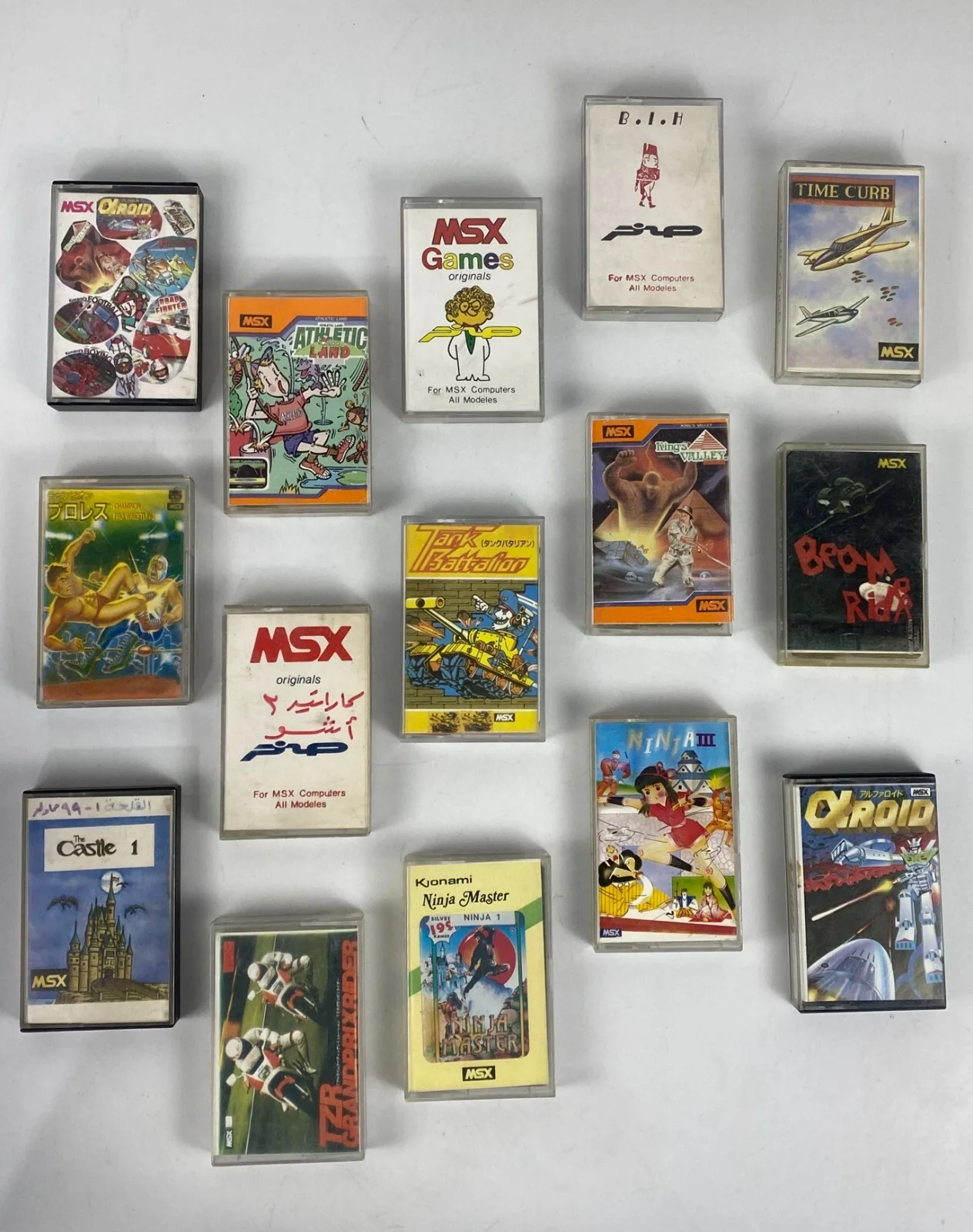 MSX sakhr صخر Game Cassette Tape For Program Player Model DM-6402 Lot 15